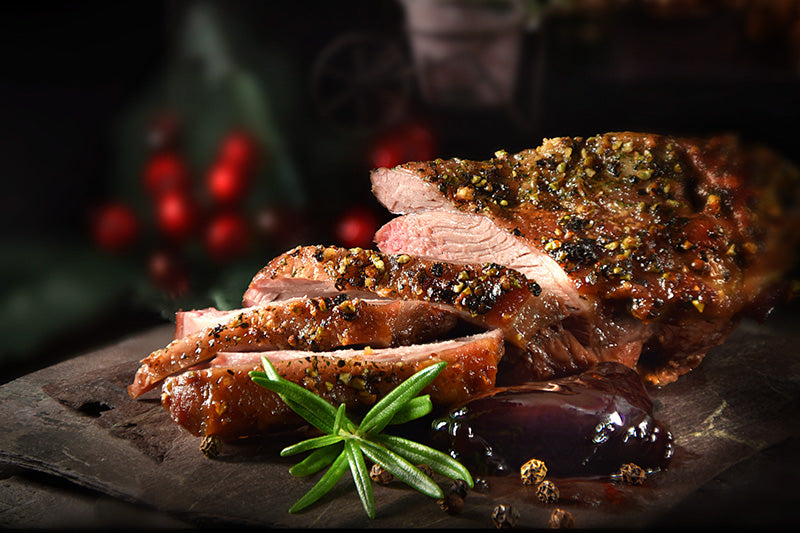 Southern Highlands Christmas Spring Lamb Boneless 1.5kg Shoulder Roast,  Dayboro Honey and Wild Rosemary Glaze with Sage and Onion Stuffing